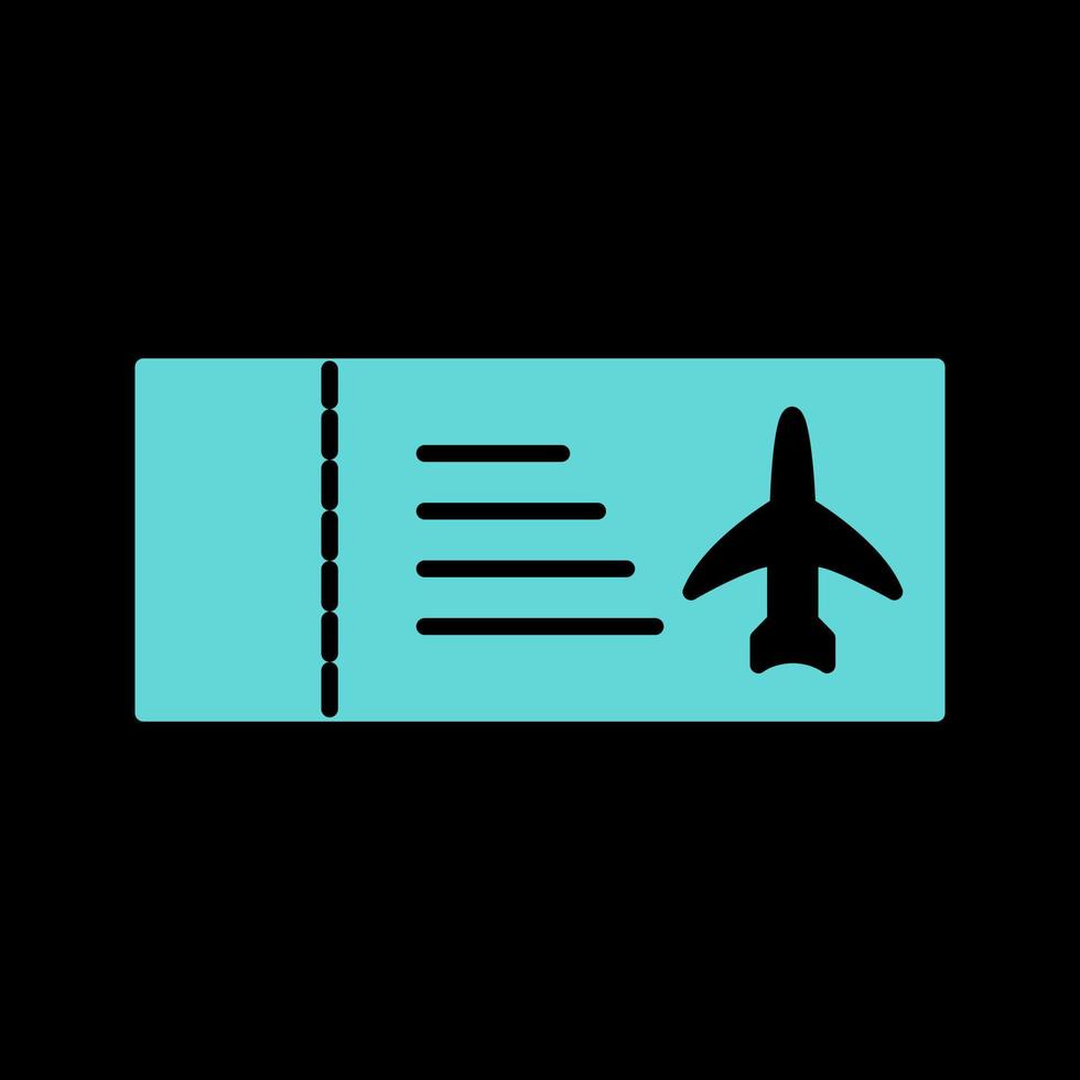 Plane Tickets Vector Icon