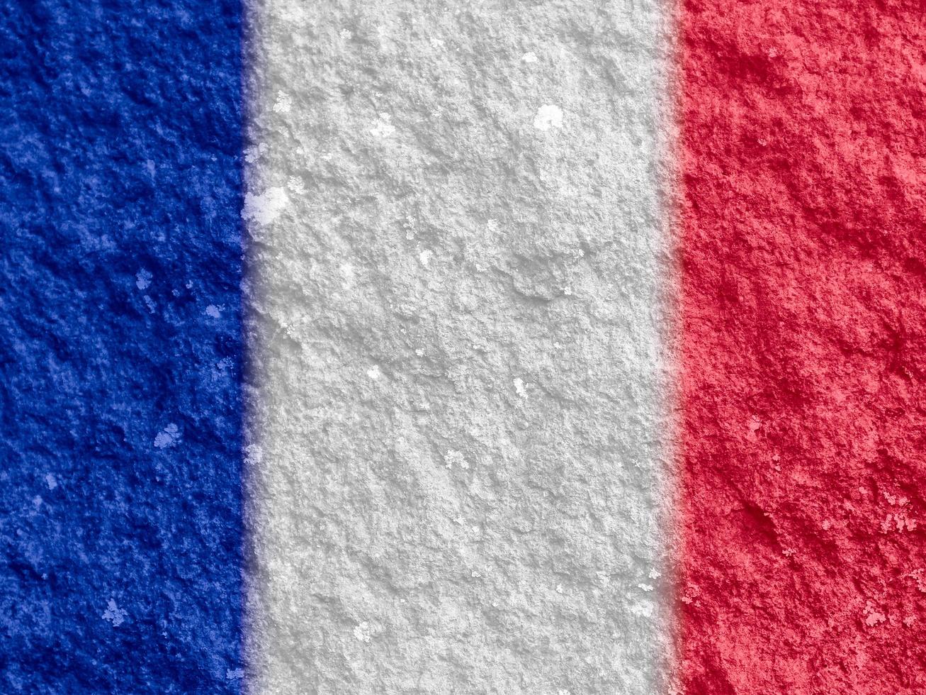 la textura de la bandera francesa como fondo foto