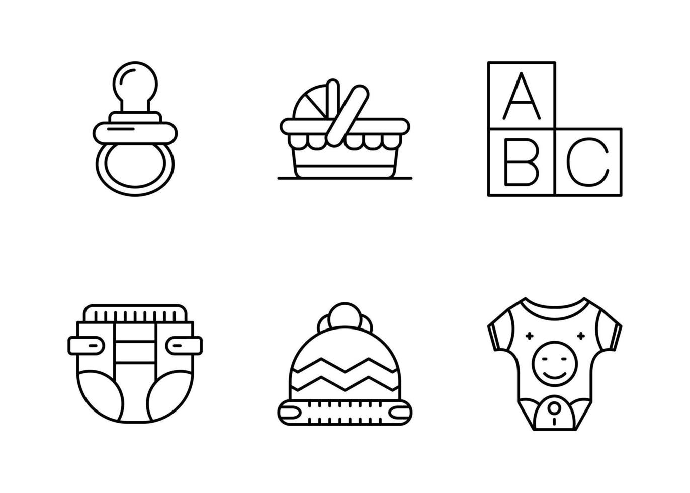 Unique Vector Line Icon Set