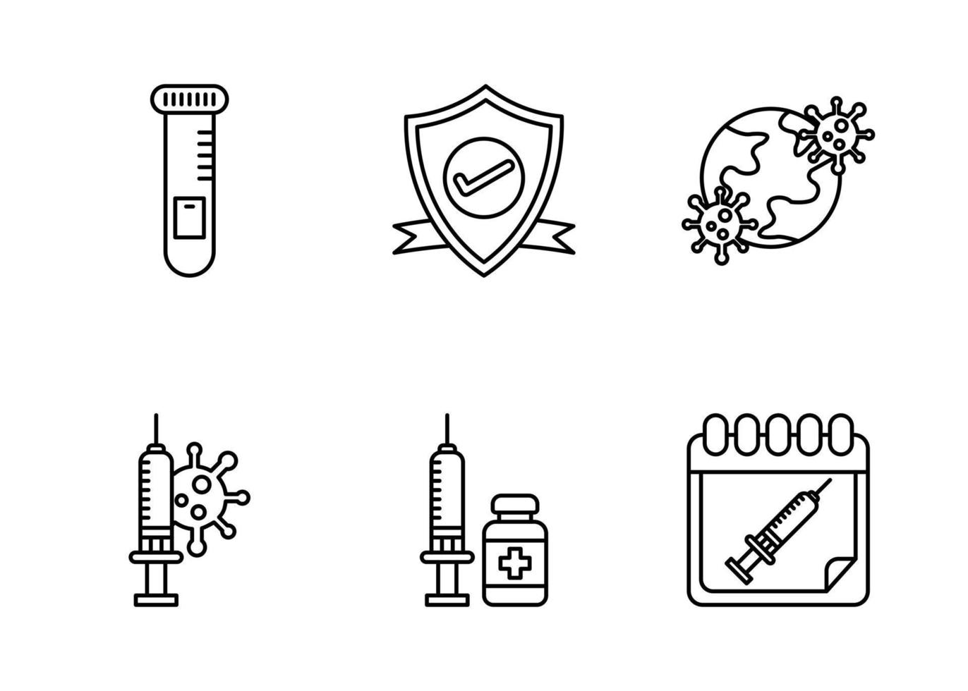 Unique Vector Line Icon Set