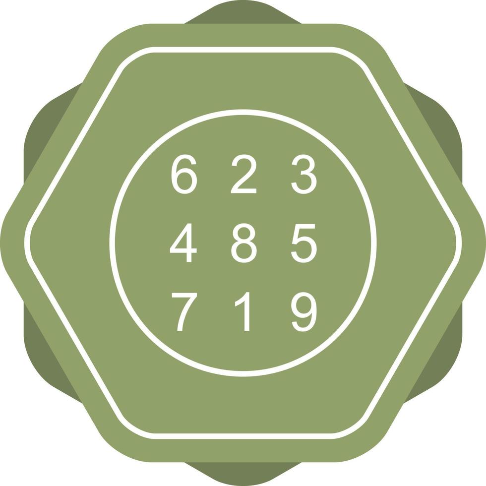 Beautiful Number Theory Line Vector Icon