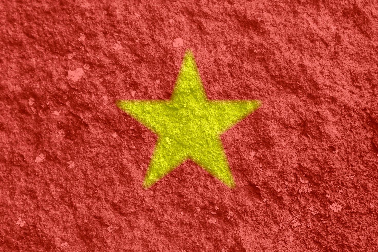 vietnamese flag texture as a background photo