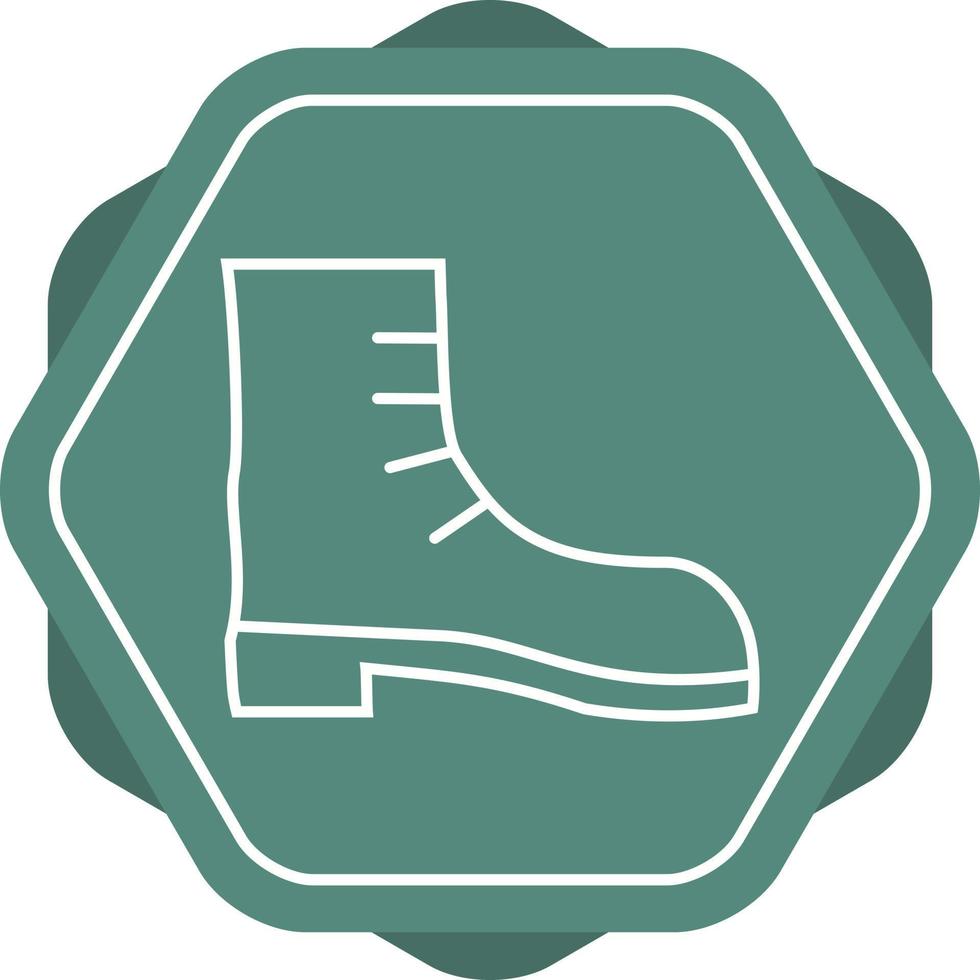 Beautiful Long boot Line Vector Icon