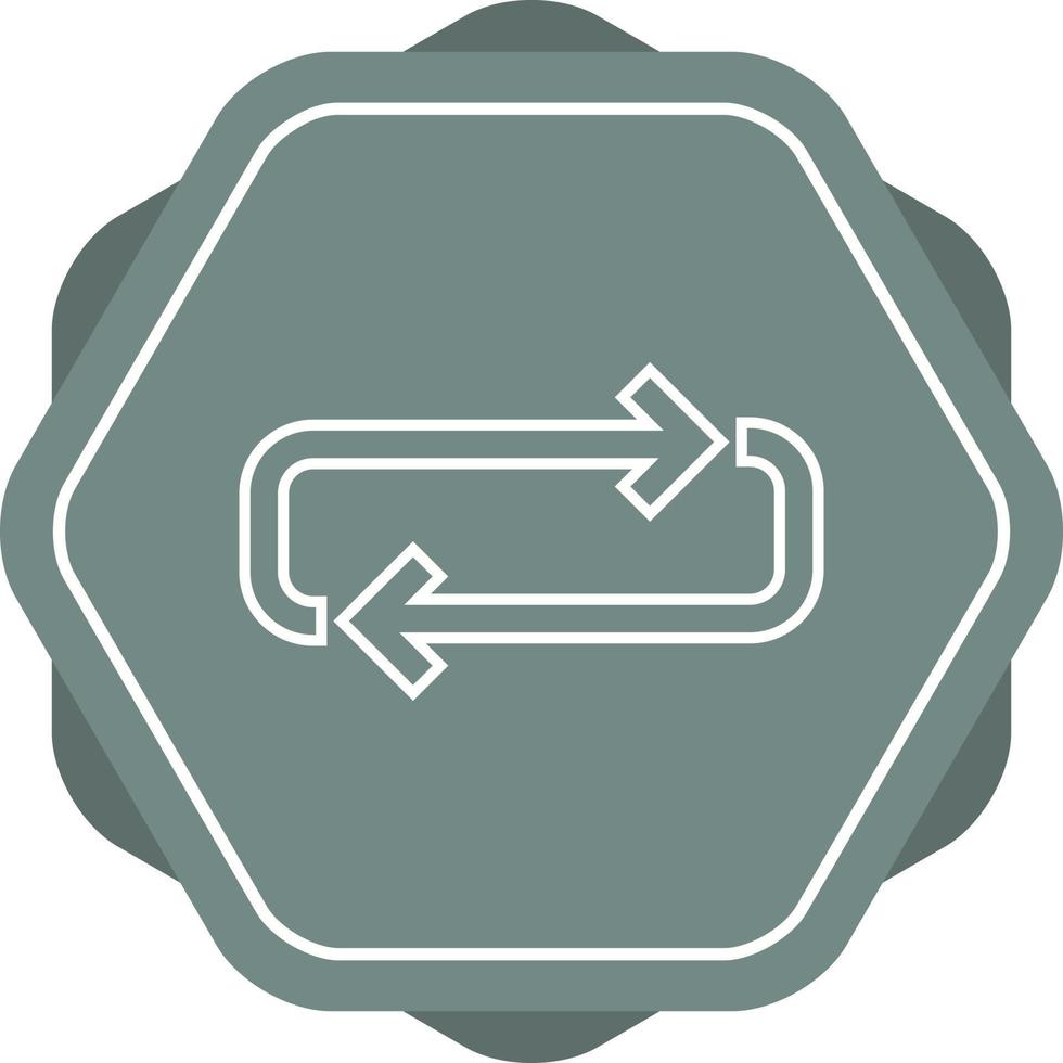 Beautiful Loop Line Vector Icon