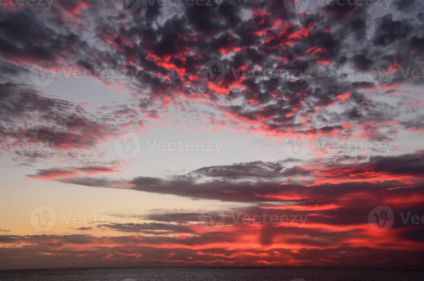 View of the sky with clouds photo
