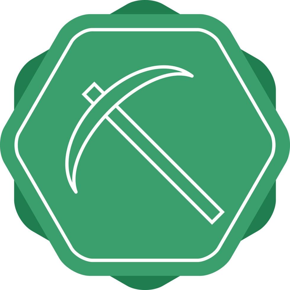 Beautiful Scythe Line Vector Icon