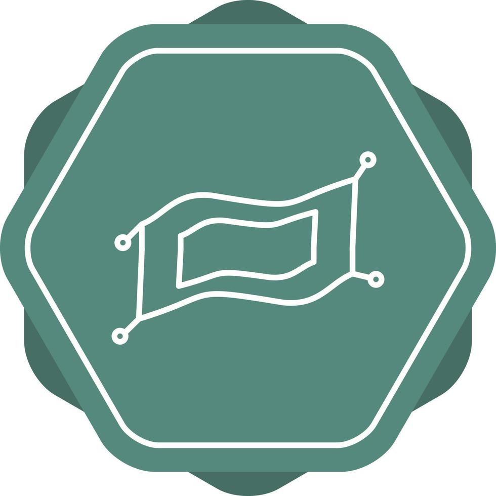 Beautiful Magical Carpet  Line Vector Icon