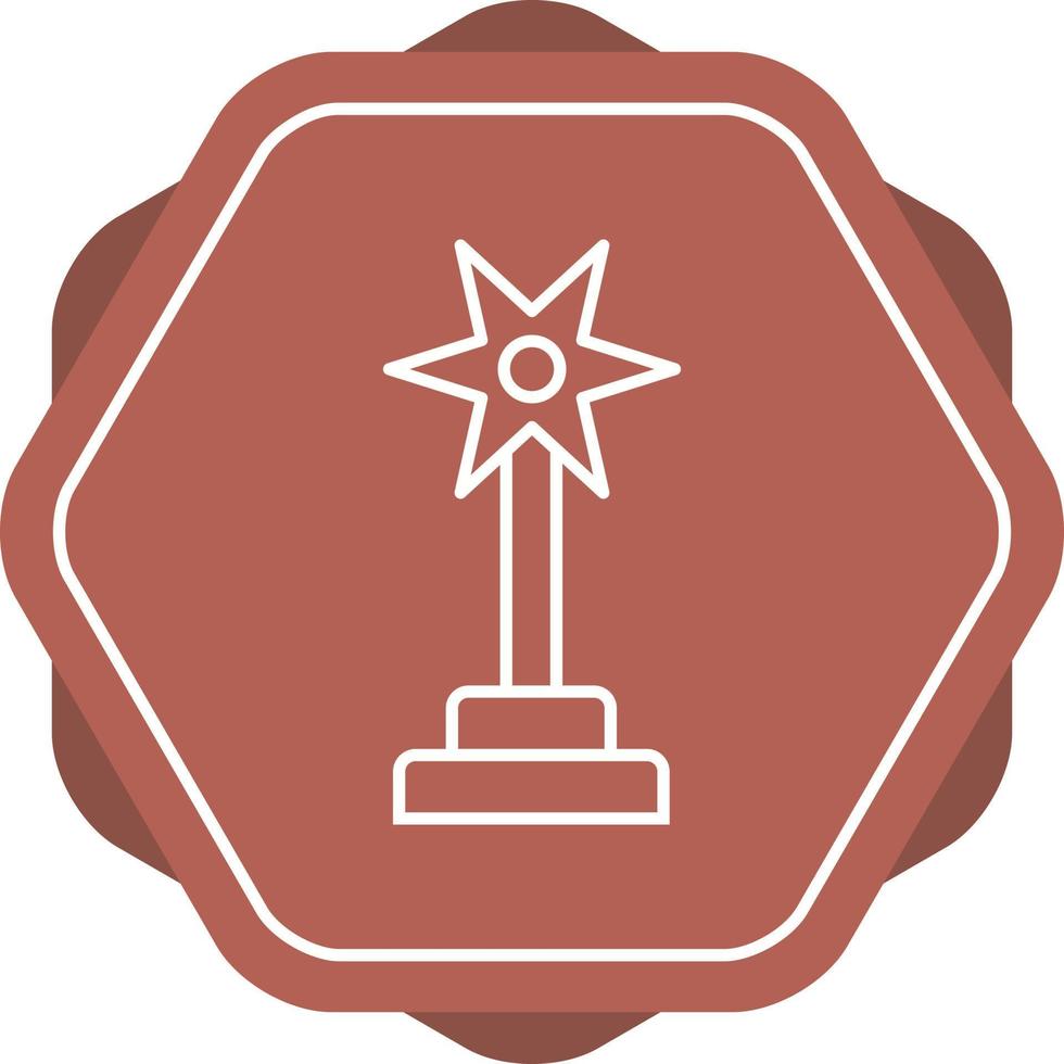 Beautiful Award Line Vector Icon