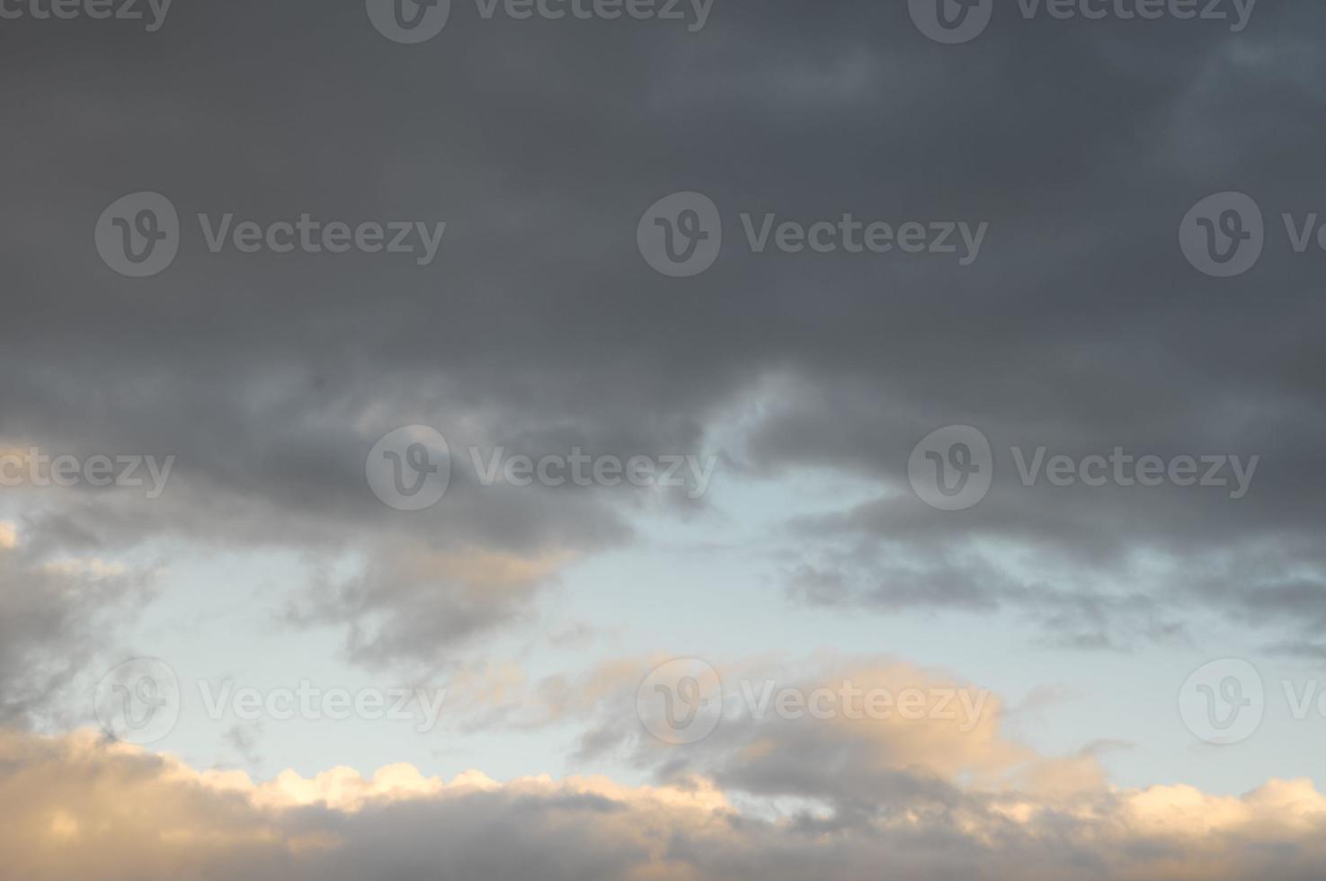 Colored Sunset Clouds photo
