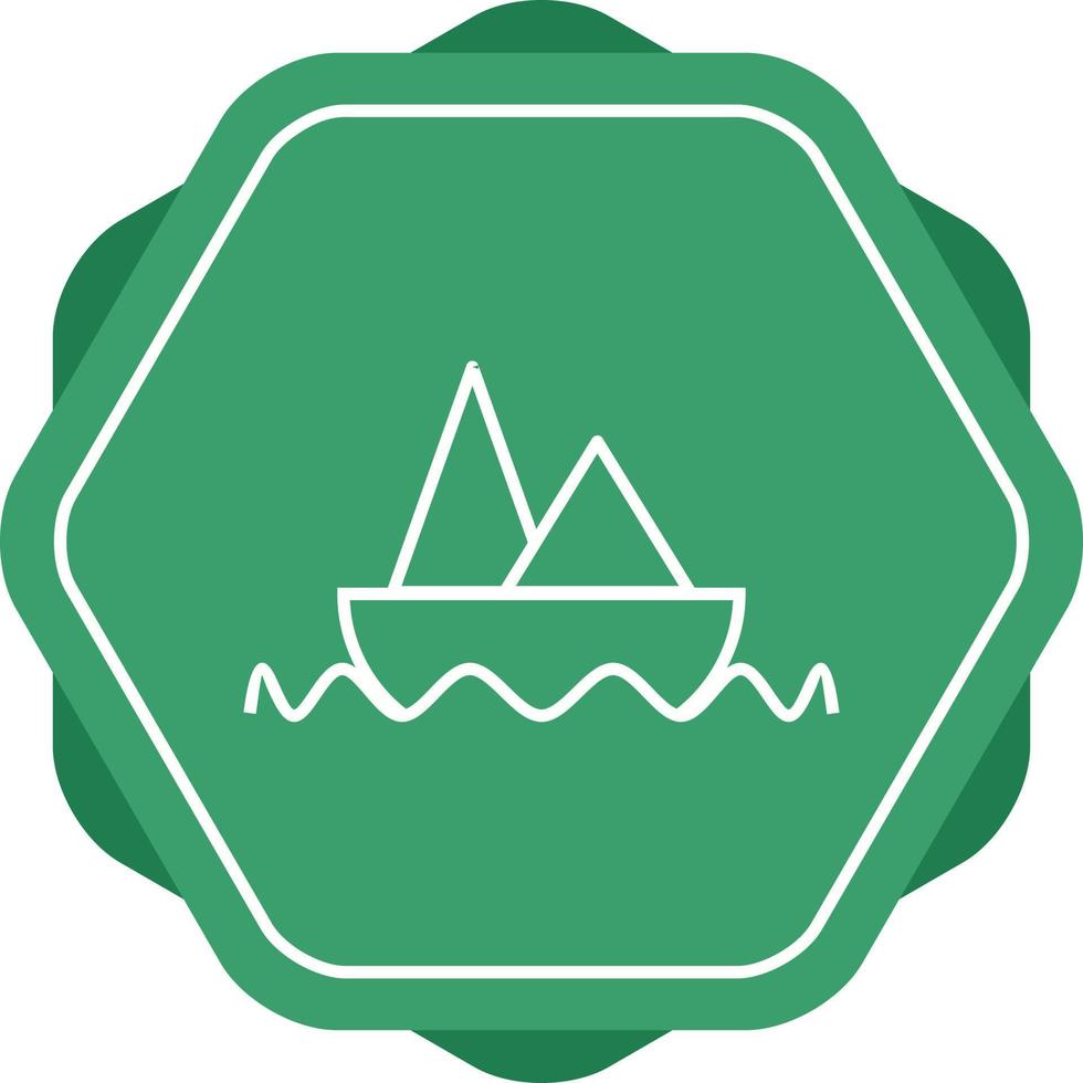 Beautiful Boat Line Vector Icon