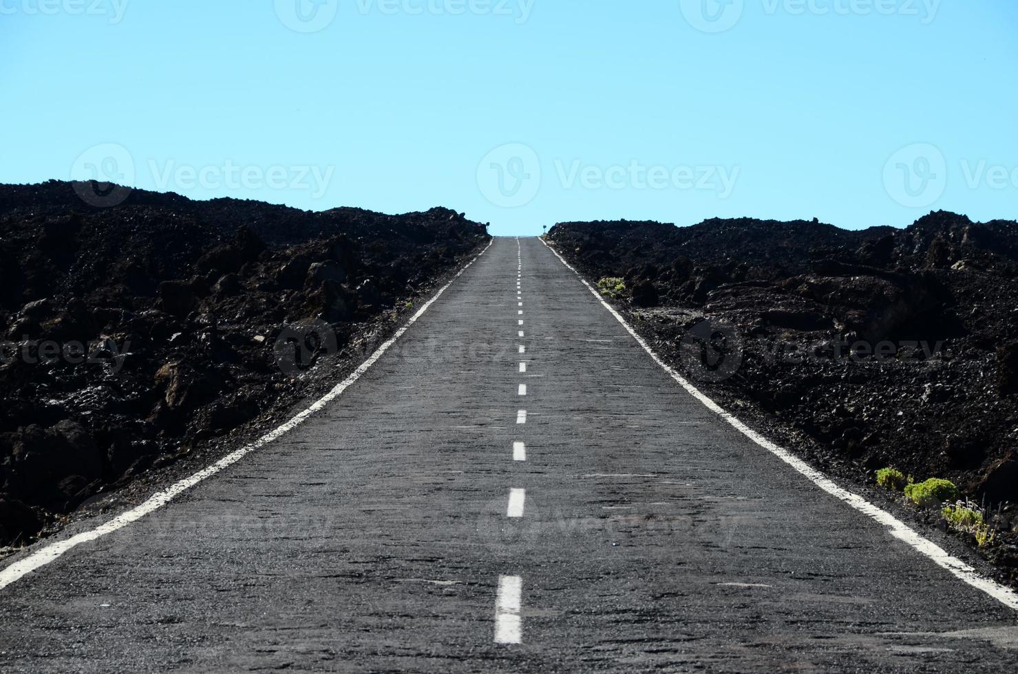 Scenic road view photo
