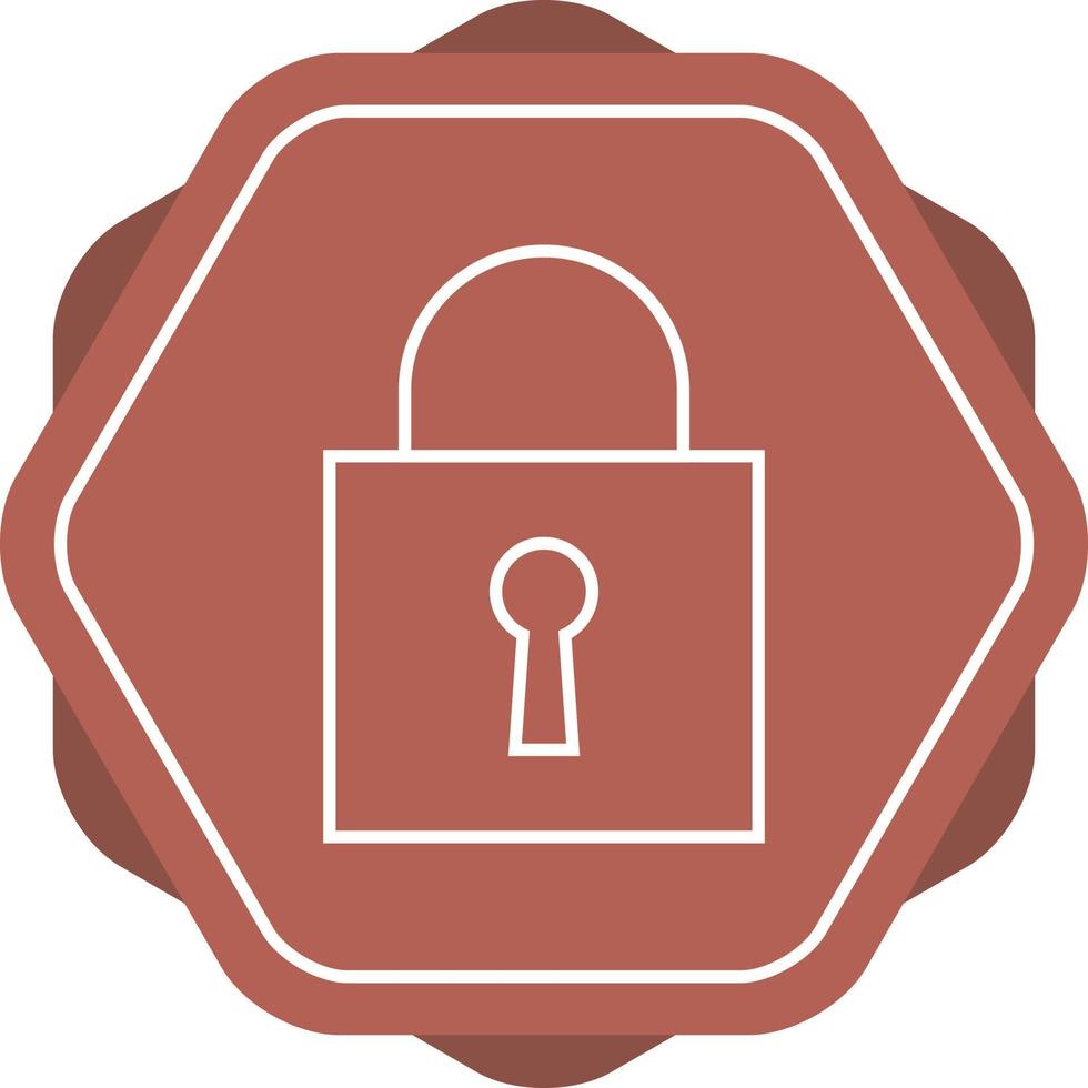 Beautiful Lock vector line icon