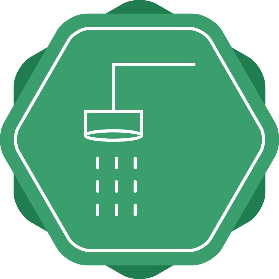 Beautiful Shower Line Vector Icon