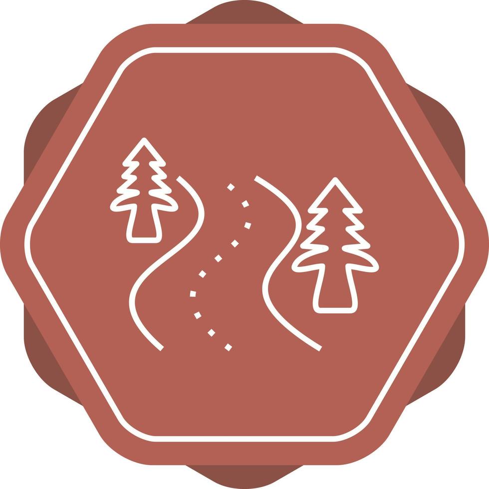 Beautiful Road Line Vector Icon