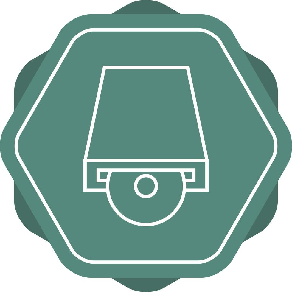 Beautiful CD rom vector line icon