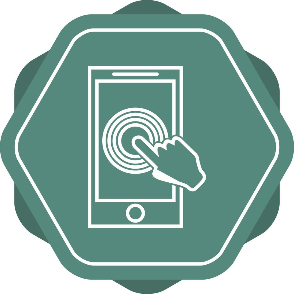 Beautiful Fingerprint vector line icon