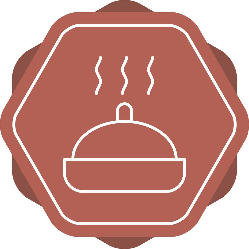 Beautiful Hot Food Line Vector Icon