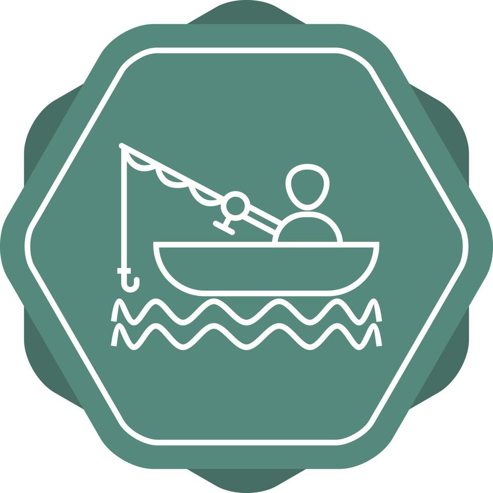 Beautiful Fishing Line Vector Icon