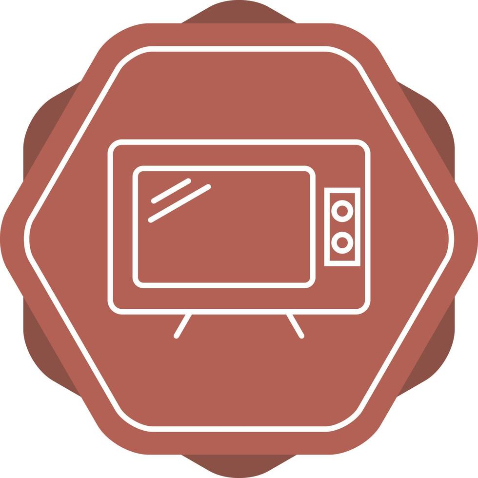 Beautiful Television Line Vector Icon
