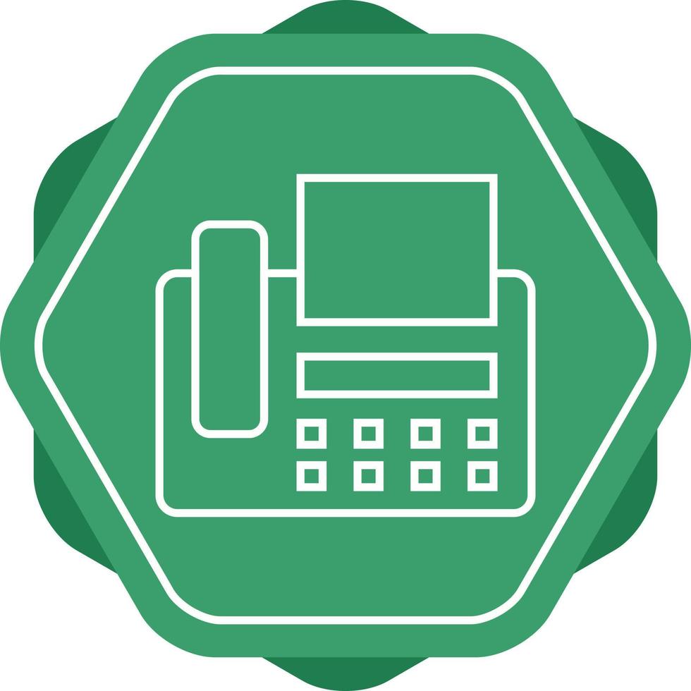 Beautiful Fax machine Vector line icon