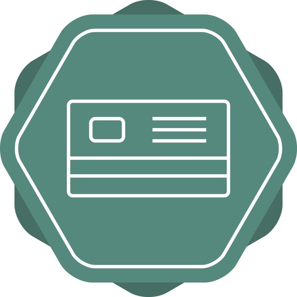Beautiful ATM Card Vector line icon