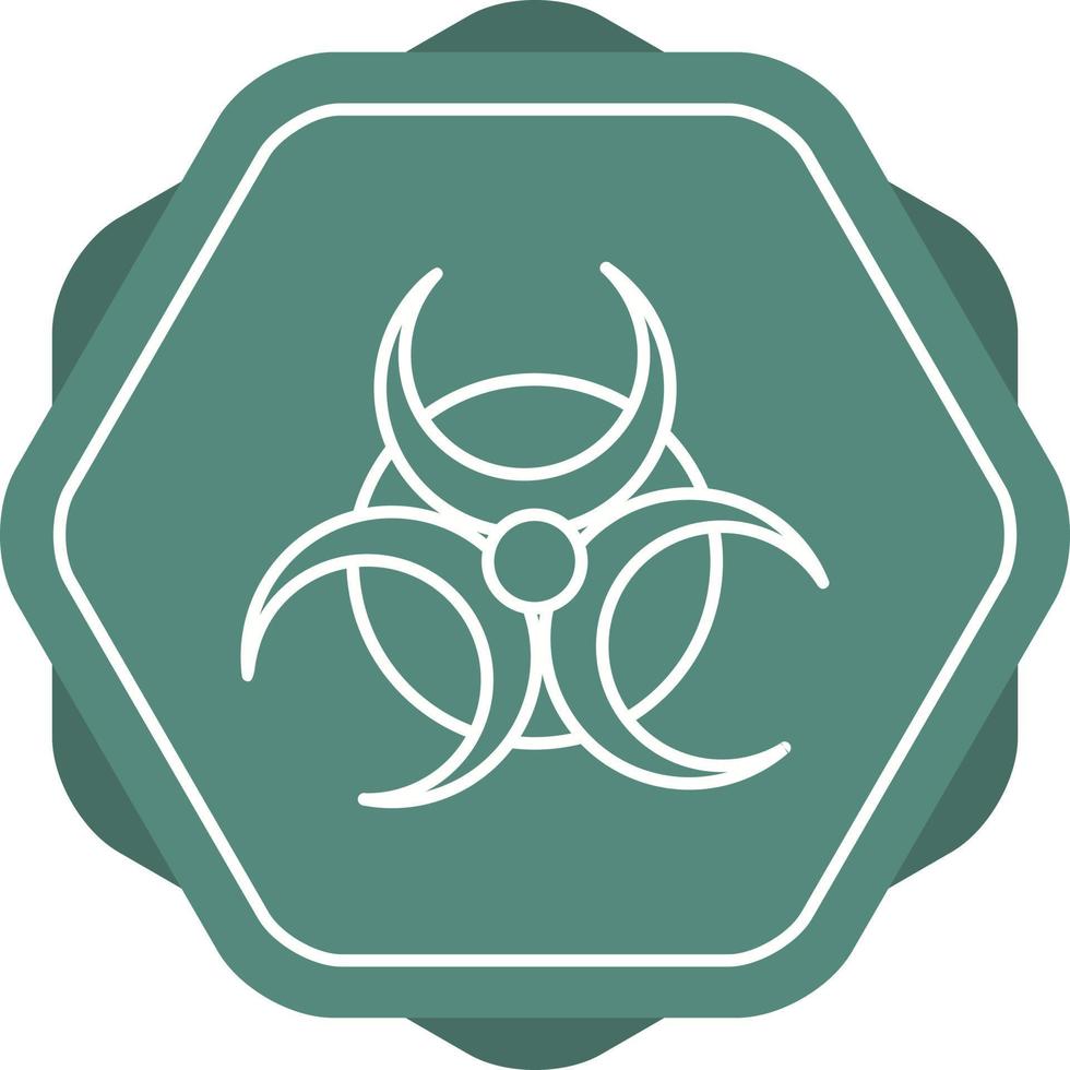 Beautiful Bio Hazard vector line icon