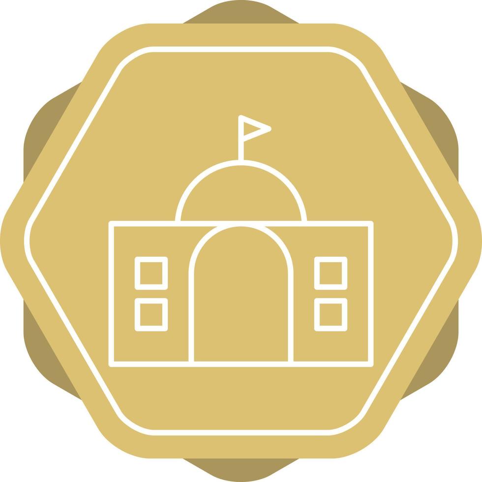 Beautiful Building Vector line icon