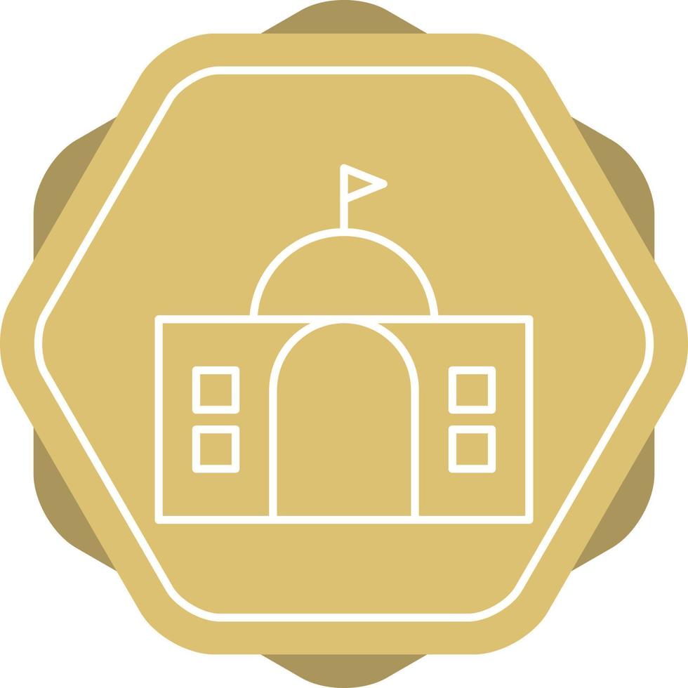 Beautiful Building Vector line icon