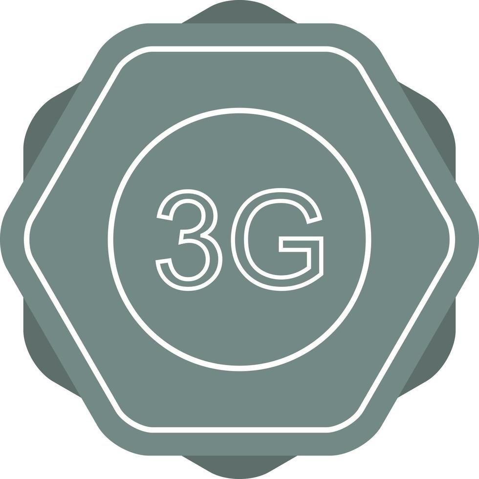Beautifu 3G Line Vector Icon