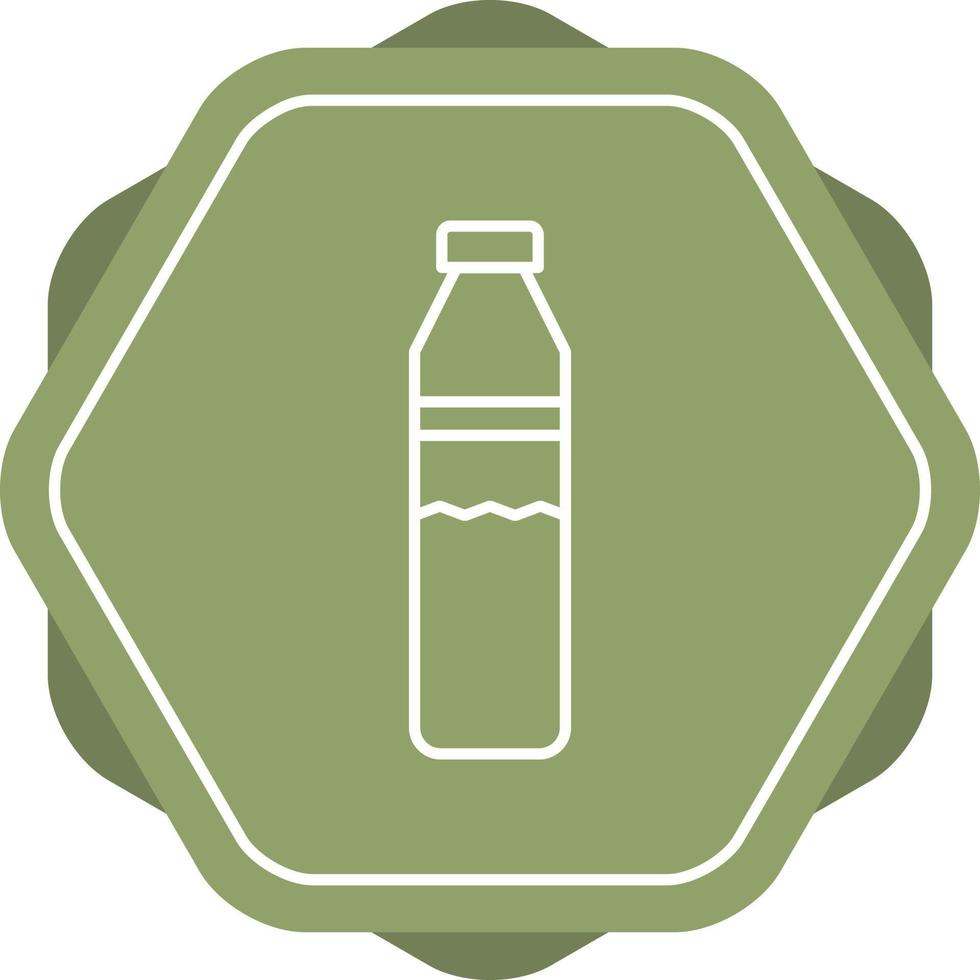 Beautiful Water Bottle Line Vector Icon