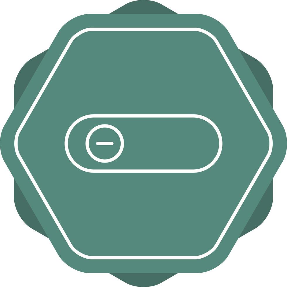 Beautiful Slide Button Line Vector Icon