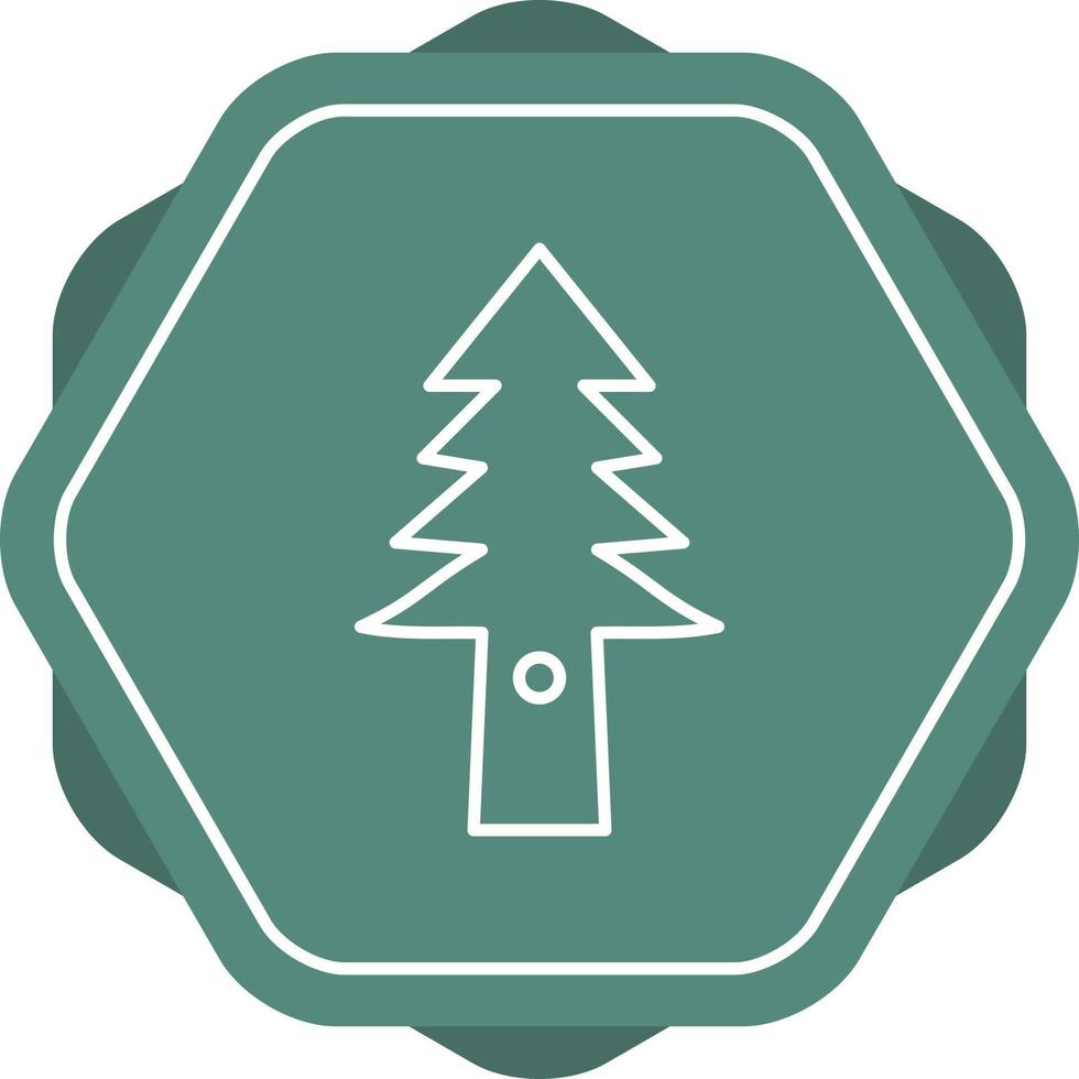 Beautiful Tree Line Vector Icon