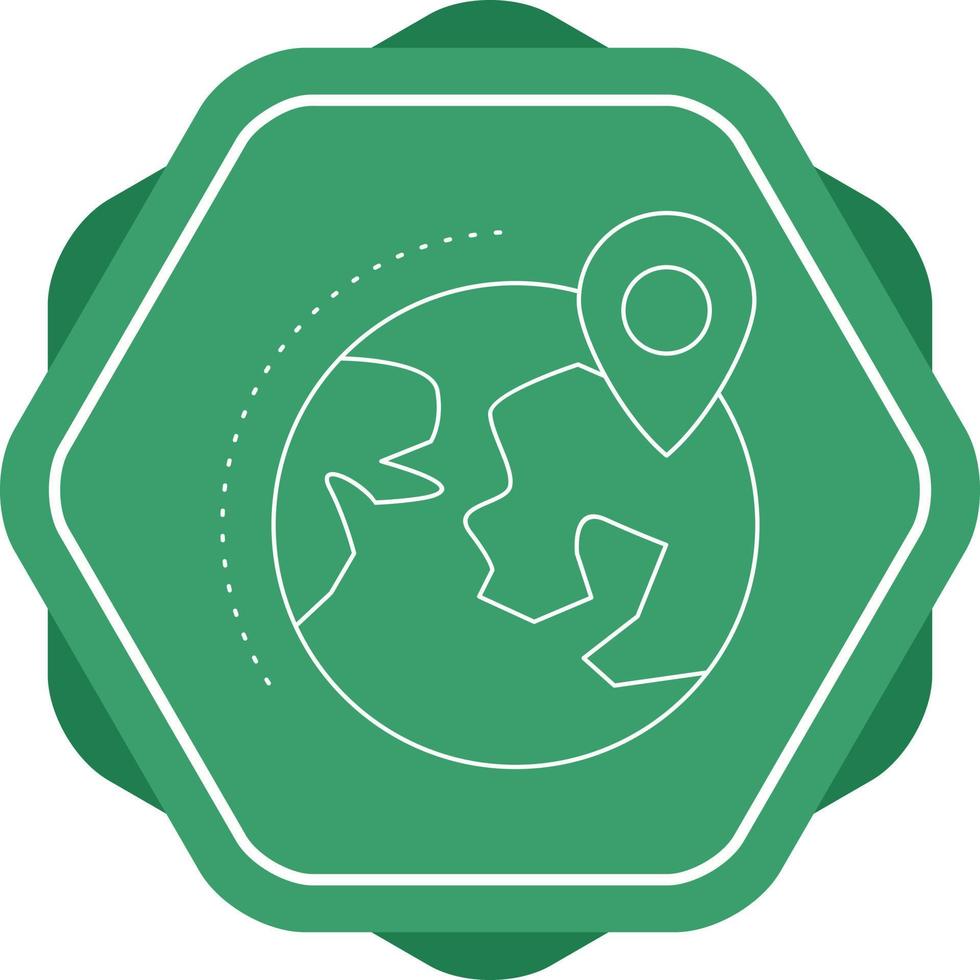 Find on Maps line icon vector