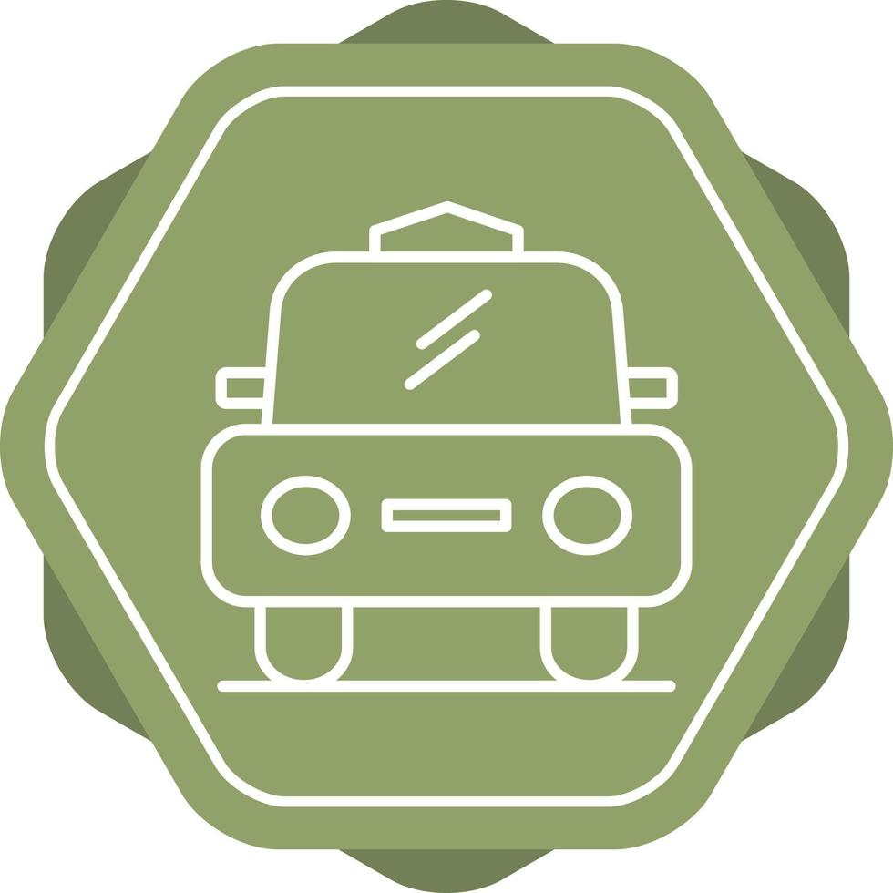Beautiful Cab Vector line icon