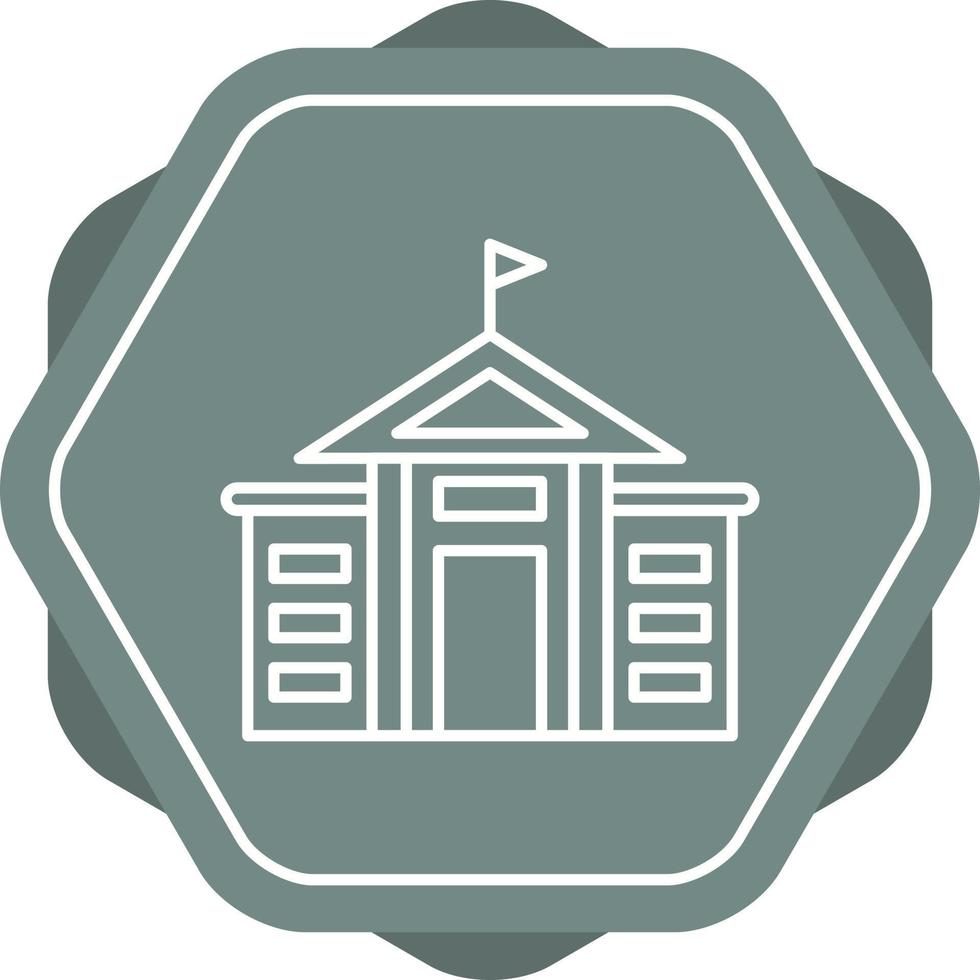 Beautiful college vector line icon