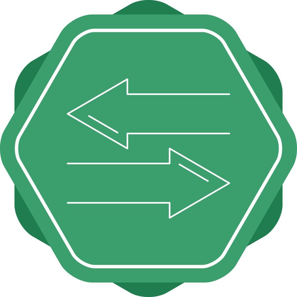 Left Right arrows line icon vector