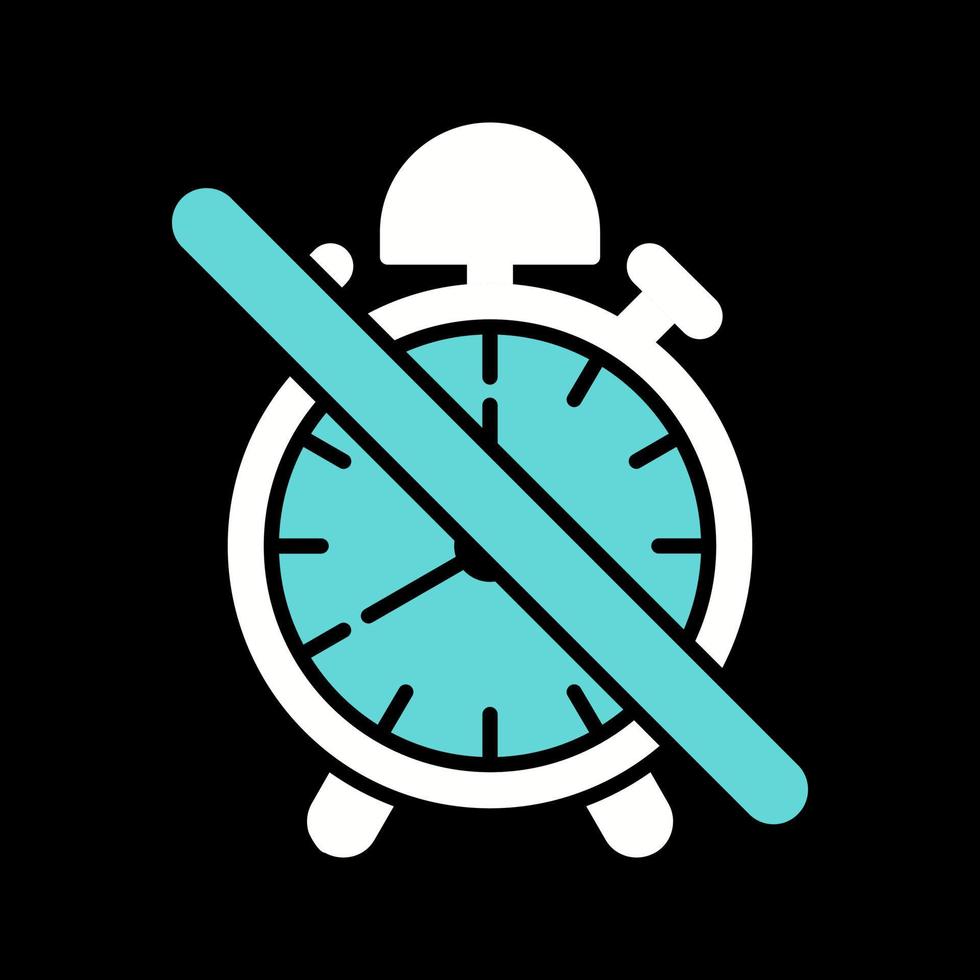 No Alarm Vector Icon