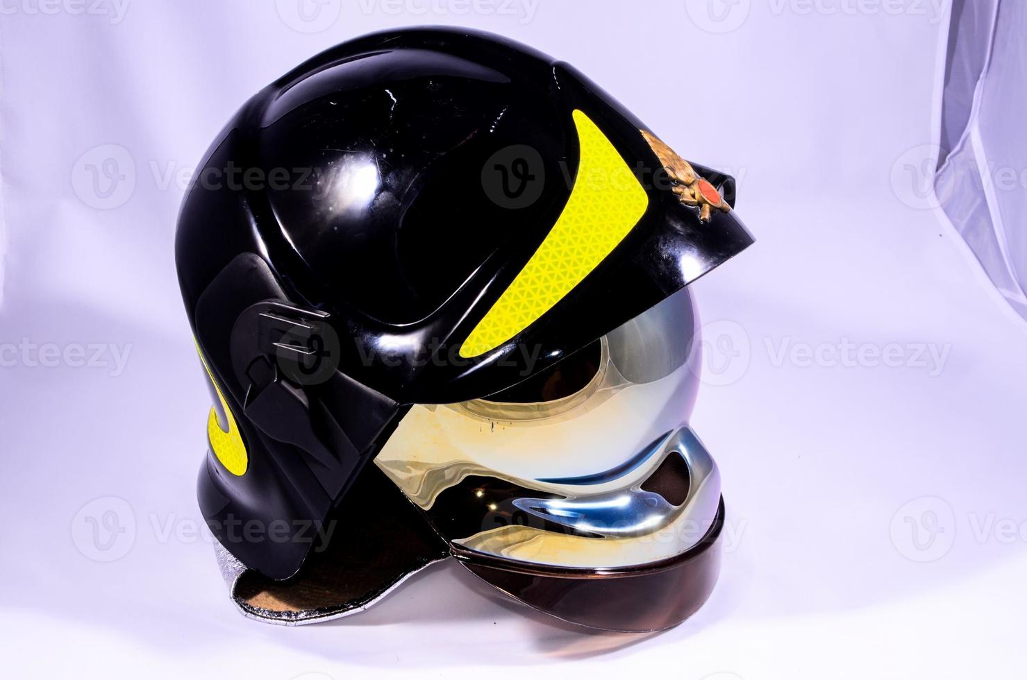 Helmet on white background photo