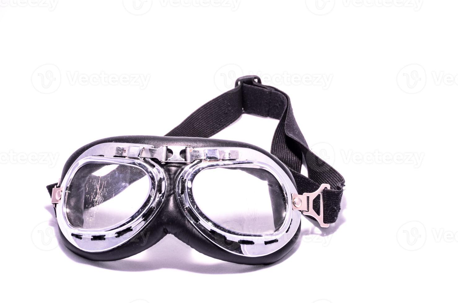 Isolated goggles on white background photo