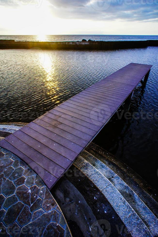 View of a pier photo