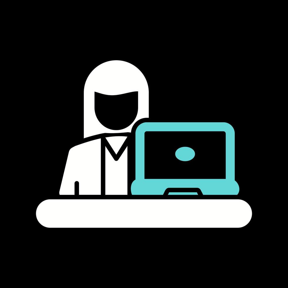 Telecommuting Vector Icon