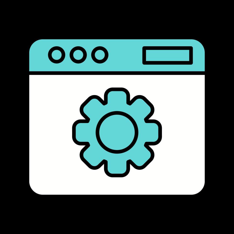 Web Settings Vector Icon