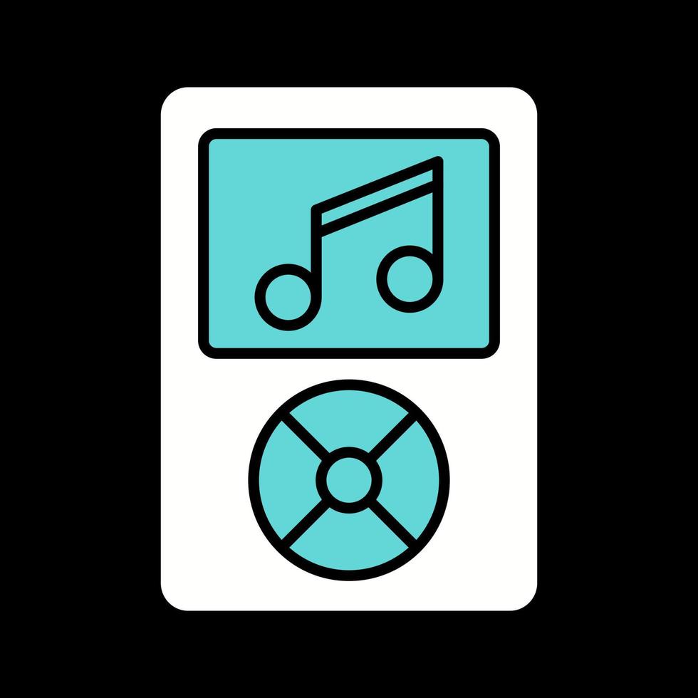 icono de vector de reproductor de música