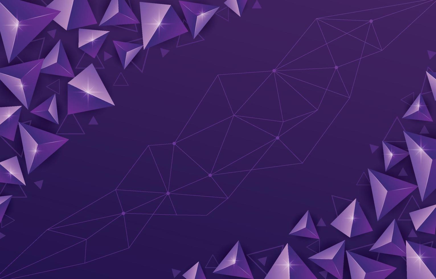 fondo abstracto triangular vector