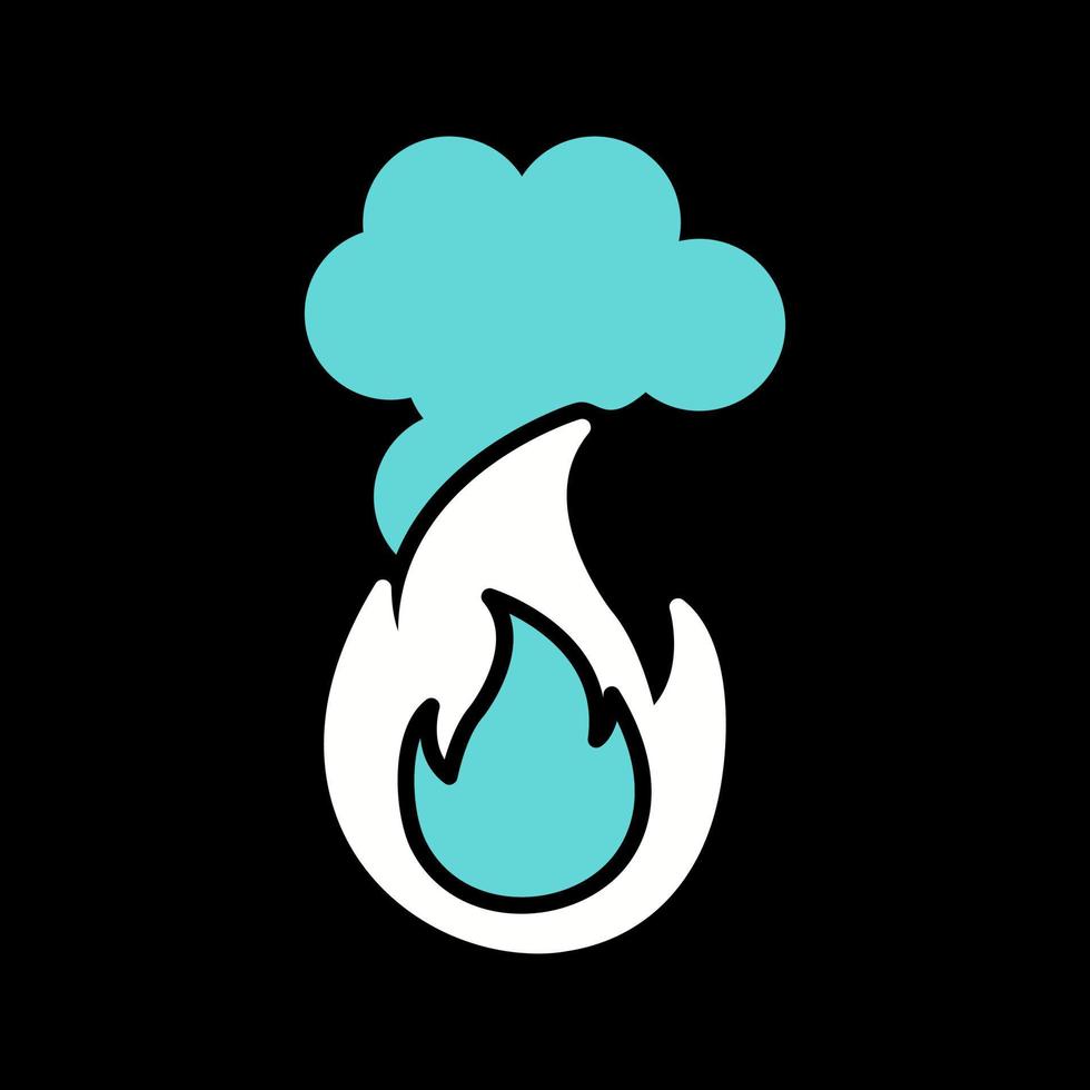 Fire Pollution Vector Icon