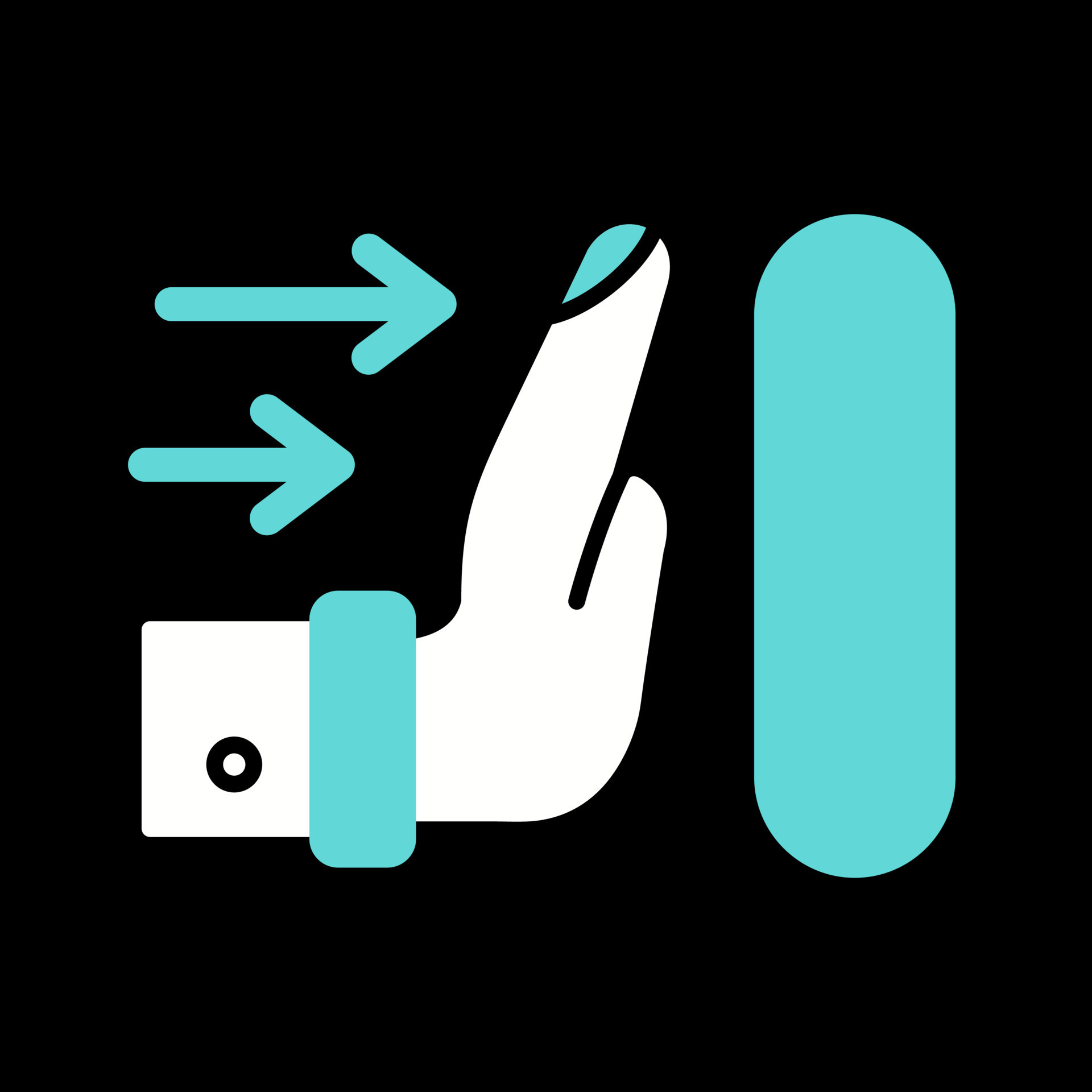 Push Vector Icon 17472421 Vector Art at Vecteezy