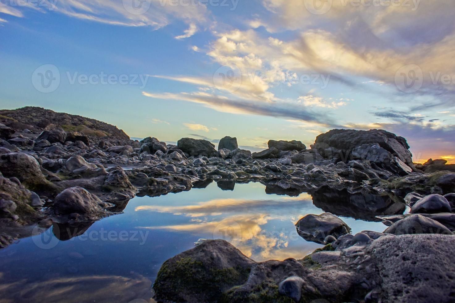 Ocean rocks view photo