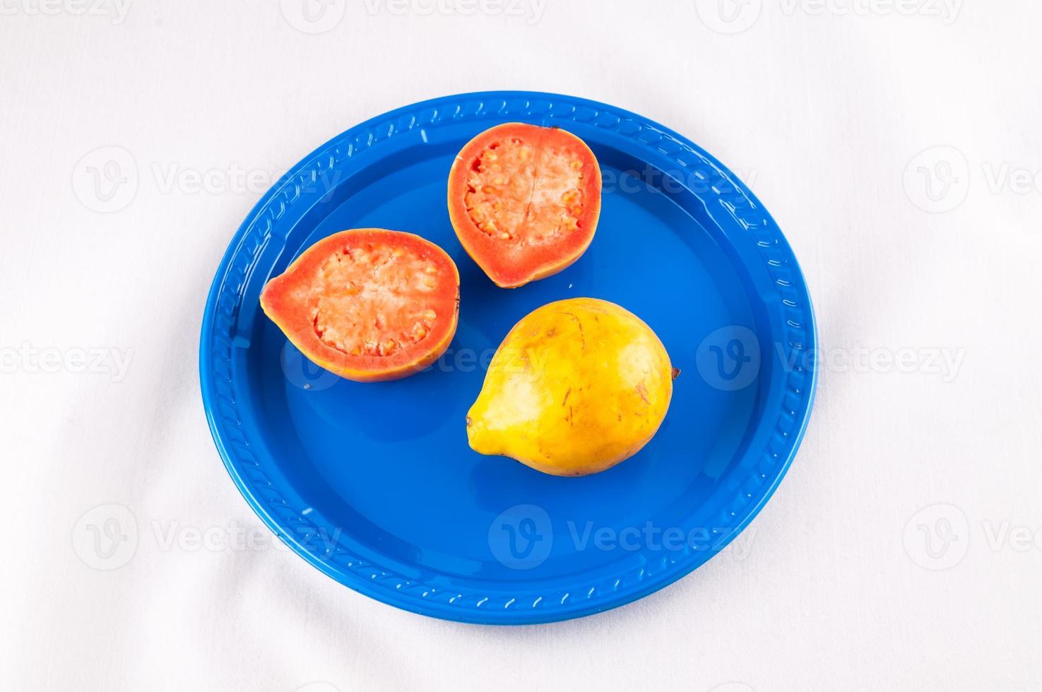 Isolated guava fruit photo