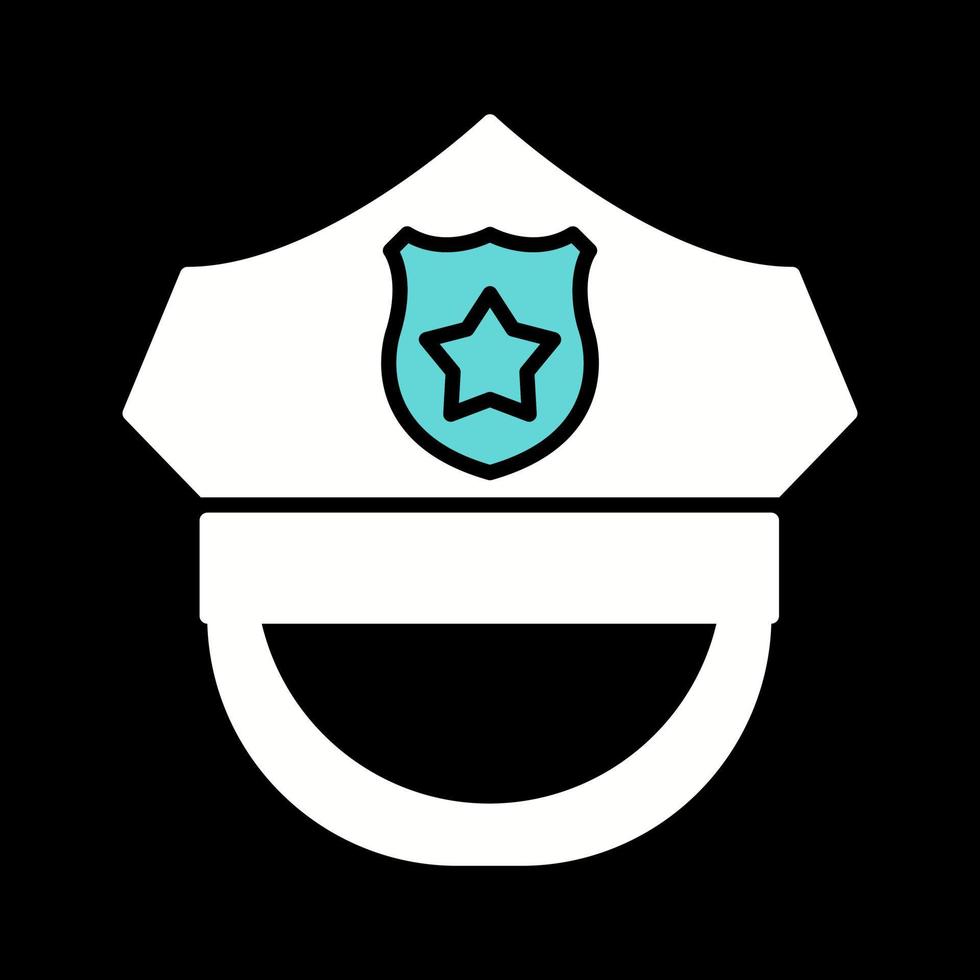 Police Hat Vector Icon