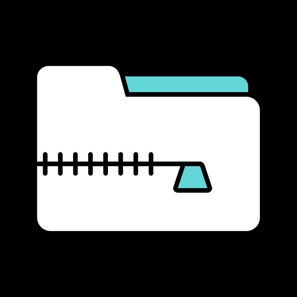 Zip File Vector Icon